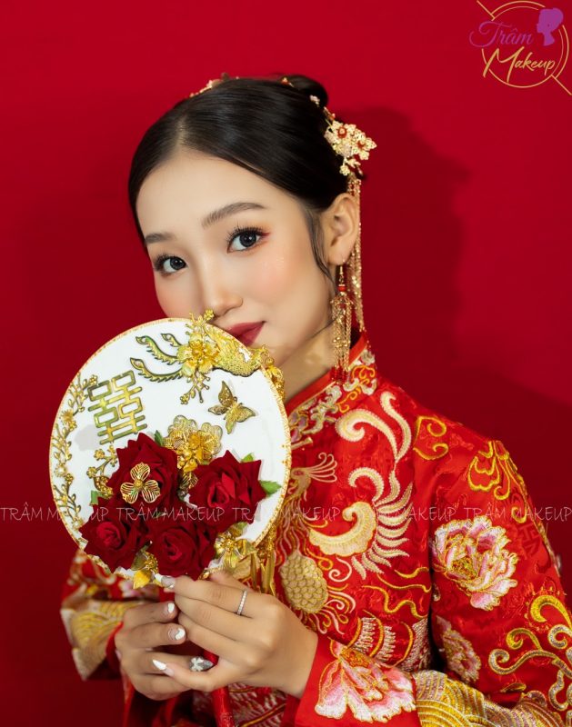 Cô dâu trung hoa xu hướng Trang điểm Makeup cô dâu tiệc họ Tuy Hoà Phú Yên (1)