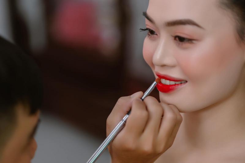 Thứ tự các bước Trang điểm Makeup cô dâu tiệc họ Tuy Hoà Phú Yên (2)